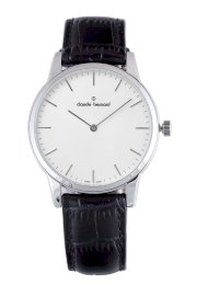Đồng hồ đeo tay Claude Bernard Men's 20078 3 AIN Classic Gents Silver Dial Leather Watch