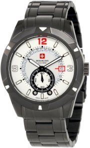 Swiss Military Calibre Men's 06-5R5-13-001 Revolution Black IP Stainless Steel Date Watch