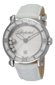 Chopard Women's Happy Sport White Diamond Dial Watch 288525-3003