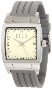 Elletime  Women's EL20053P05N Grey Silicone Band Watch