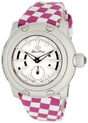 Glam Rock Women's GRD4022AB Palm Beach White Dial White and Fuchsia Braided Leather Watch