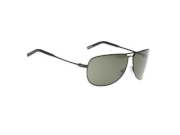 Spy Wilshire Matte Black/Grey Green Aviator Sunglasses