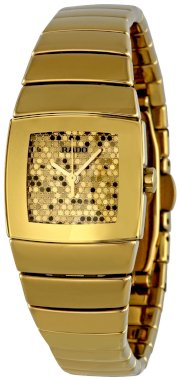 Rado Women's R13776252 Sinatra Gold Glitter Dial Watch