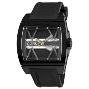 Corum Men's 007.400.94.OF81 TI-Bridge Black Dial Titanium Watch Watch