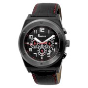 Freelook Men's HA7113CHB-4 Malibu All Black with Red Accents Watch