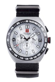 Swiss Military Calibre Men's 06-4C2-04-001T Commando Tachymeter Chronograph Luminous Date Black Watch