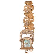 Burgi Women's BUR049RG Mother-Of-Pearl Crystal Bracelet Watch