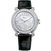 Chopard Women's 277480-1001 Happy Sport Diamond Gold Watch