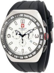 Swiss Military Calibre Men's 06-4C2-04-001R Commando Luminous Silver Dial Chrono Tachymeter Watch