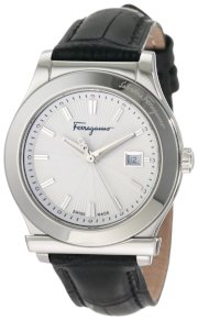 Ferragamo Women's F63SBQ9902 S009 1898 Genuine Leather Date Watch