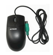 Mitsumi Scroll Mouse PS2 - Black