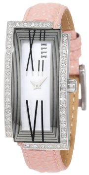 Elletime  Women's EL20113S02C Pink Alligator Leather Watch