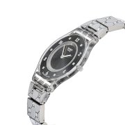 Swatch Women's SFK356G Quartz Stainless Steel Silver Dia Casual Watch