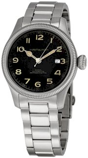 Hamilton Men's H60455133 Khaki Team Earth Black Dial Watch