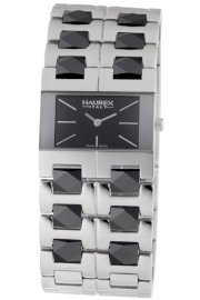 Haurex Italy Women's XA327DN2 Luna Black Dial Watch