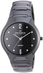 Skagen Women's SK817SBXBC Ceramic Black Dial Watch