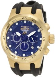 Invicta Men's 1510 Specialty S1 Chronograph Blue Dial Black Polyurethane Watch