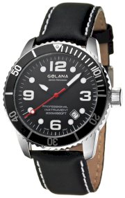 Golana Swiss Men's AQ200-1 Aqua Pro 200 Quartz Watch