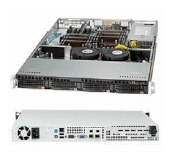 Server Supermicro Server R12-E1235 (Intel Xeon E3-1235 3.20GHz, Ram 4GB, Raid 0, 1, 5, 10, 260W, Không kèm ổ cứng)