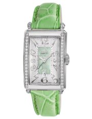 Gevril Women's 7246NE Mini Quartz Avenue of Americas Green Diamond Watch