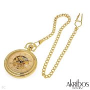 Đồng hồ bỏ túi, mạ vàng Akribos XXIV DHM50
