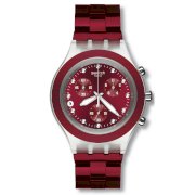Swatch Full-Blooded Burgundy Unisex Watch SVCK4054AG