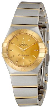 Omega Women's 123.20.24.60.08.001 Constellation Champagne Dial Watch