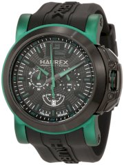 Haurex Italy Men's 3D370UNV San Marco Green Aluminum Black Rubber Chrono Watch