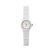 Skagen Women's 816XSWXRC1 Ceramic White Goldtone and Crystal Accent Dial Watch