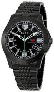 Gucci Men's YA126202 Classic Black Dial Watch