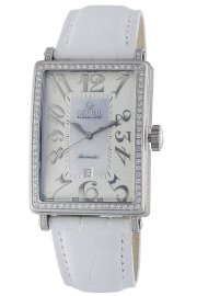 Gevril Women's 6209NV Glamour Automatic White Diamond Watch