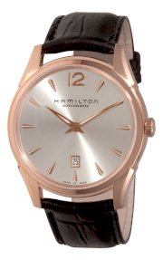 Hamilton Men's H38645755 Jazzmaster Slim Silver Dial Watch