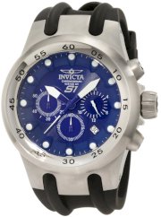 Invicta Men's 1507 Specialty S1 Chronograph Blue Dial Black Polyurethane Watch