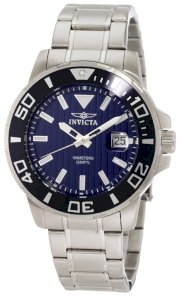 Invicta Men's 1418 Invicta II Blue Dial Stainless Steel Watch