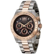 Invicta Men's 6932 Speedway Professional Collection Chronograph 18k Rose Gold-Plated and Stainless Steel Watch