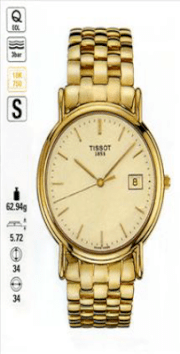 Đồng hồ đeo tay Tissot T-Gold T73.3.413.21