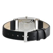Skagen Men's 985SSLBN Black Diamond Dial And Diamond Bezel Watch