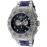 Invicta Men's 0800 Reserve Collection Leviathan Chronograph Blue Polyurethane Watch