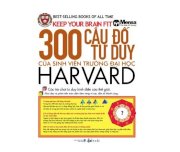 300 câu đố tư duy của sinh viên trường đại học harvard