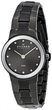 Skagen Women's 430SMXM Denmark Charcoal Dial Watch