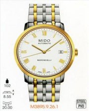 Đồng hồ đeo tay Mido Baroncelli M3895.9.26.1