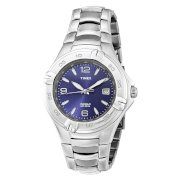 Timex Men's T28812 Classic Watch Stainless Steel Bracelet Blue Face Watch