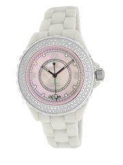 Le Chateau Women's 5802CZBIG-PNK-MOP Zirconia Condezza LC All Ceramic Watch