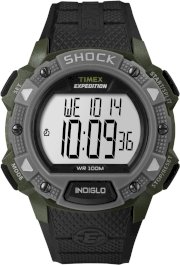 Timex Men's T498979J Expedition Full Size Chrono Alarm Timer Green Watch