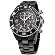 Swiss Legend Men's SL-30050-BKBSR Karamica Collection Chronograph Black Ceramic Watch
