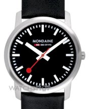 Đồng hồ Mondaine Simply Elegant Black - Ladies steel brushed A6723035111SBB