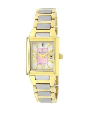 Le Chateau Women's 1816LCLTT-WHTandPNK Diamond Accented Two-Tone Watch