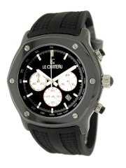 Le Chateau Men's 5855blk-blkwht Persida LC Watch