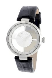 Kenneth Cole New York Women's KC2649 Silver Transparent Dial Round Watch