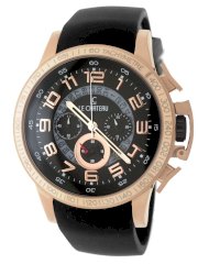 Le Chateau Men's 5502MRUB_ROSE Sport Dinamica Rose Gold Plated and Rubber Band Chrono Watch